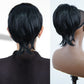 Clip synthétique Clip In Ponytail Extensions de cheveux Diy Hairpiece Bun