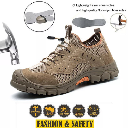 👟Chaussures de sécurité légères et aérées - alpinisme et randonnée / chantiers de construction🧑‍🏭