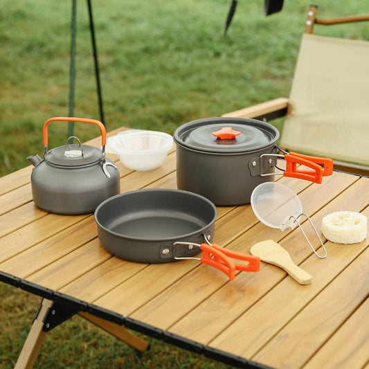 🫕Aluminium Outdoor Camping Kochgeschirr Set